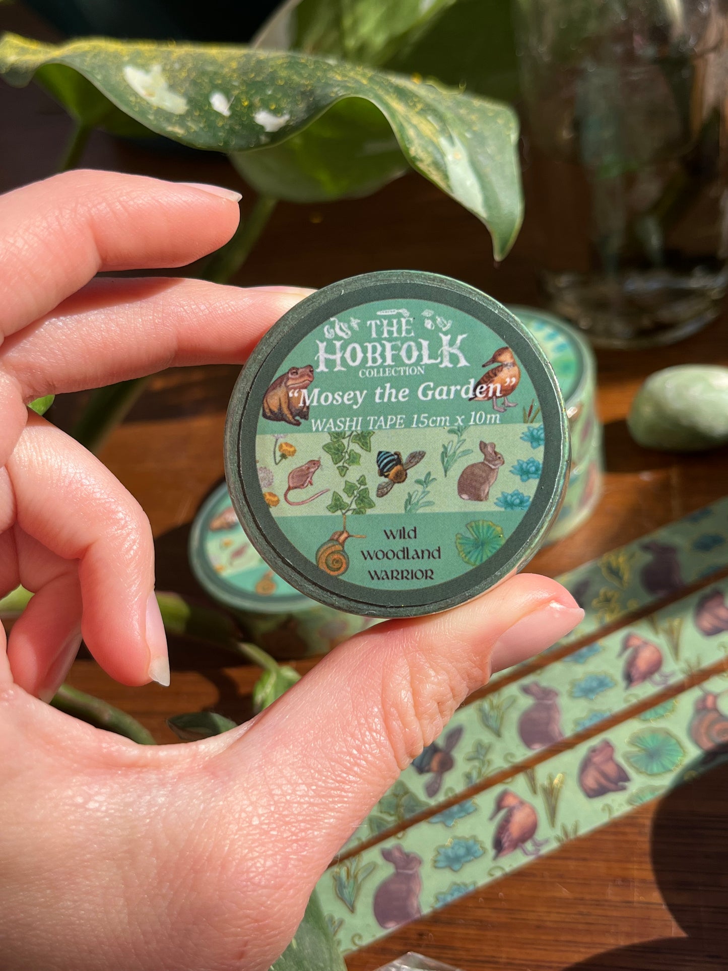 Mosey the Garden - The HobFolk Washi Tape Gold Foil