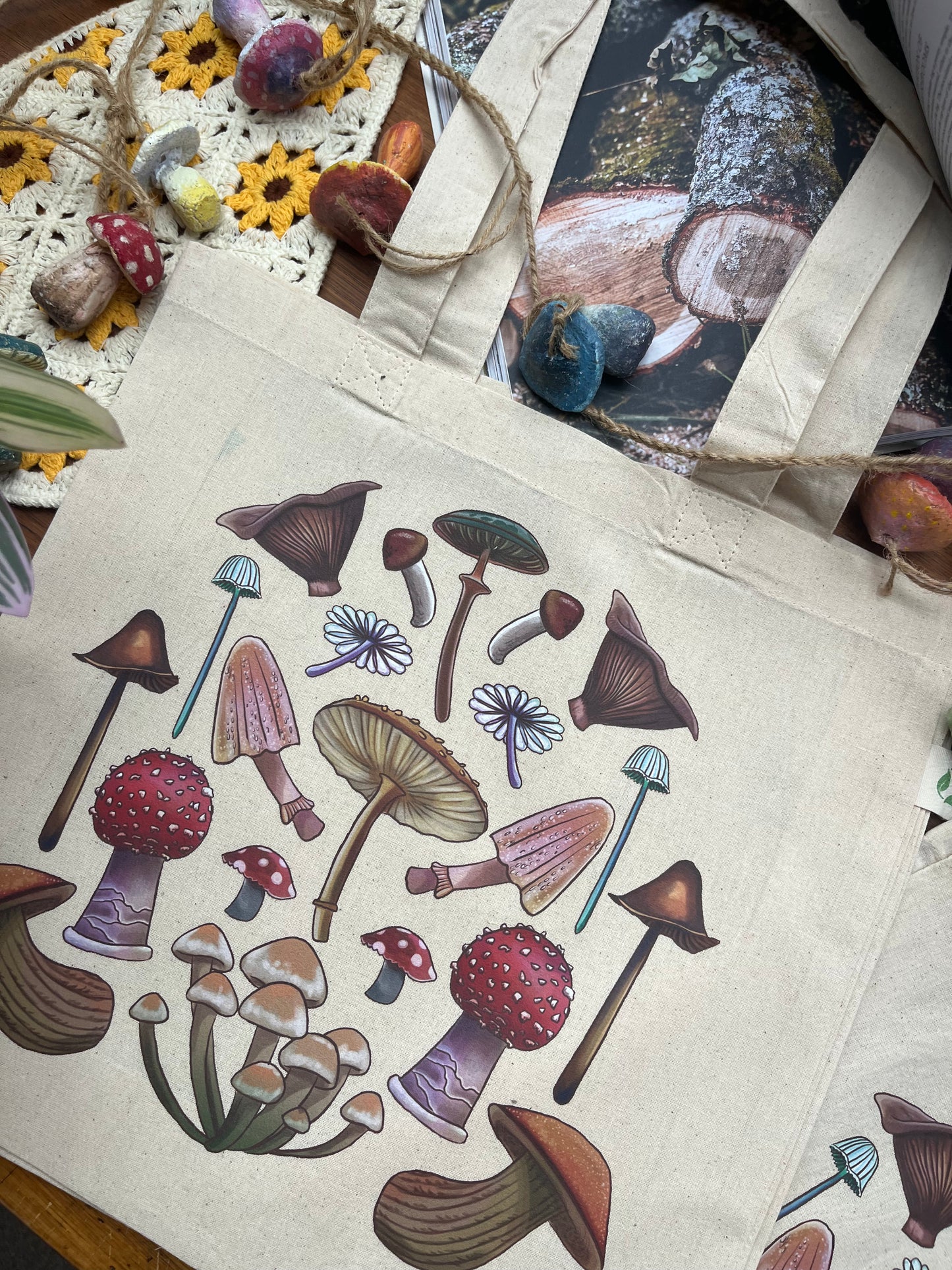 Mushroom Tote Bag