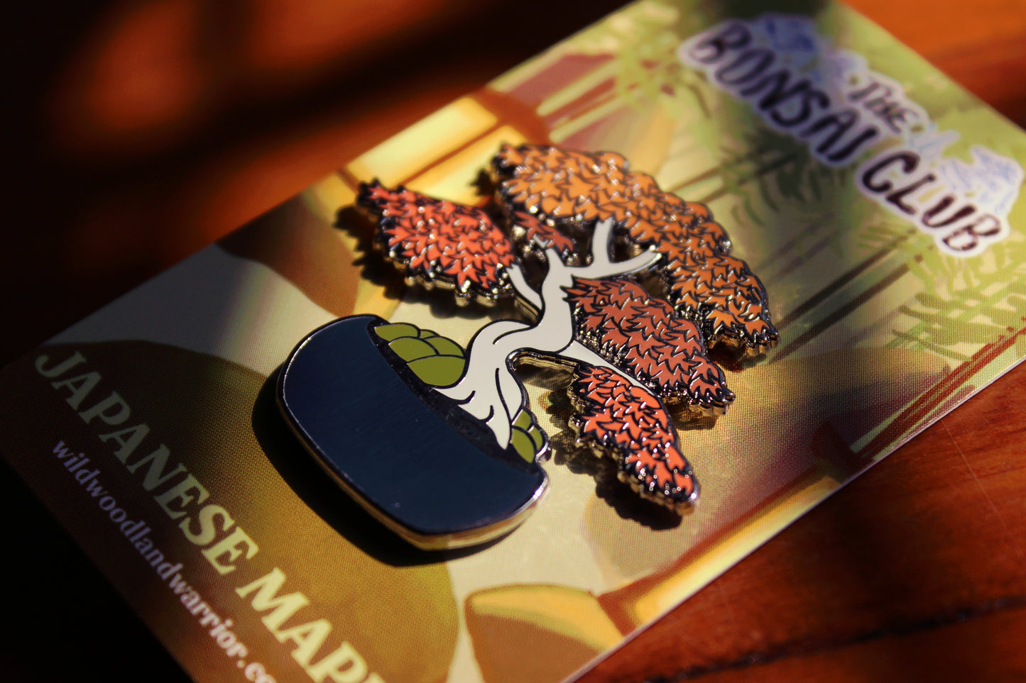 Japanese Maple Enamel Pin | The Bonsai Club