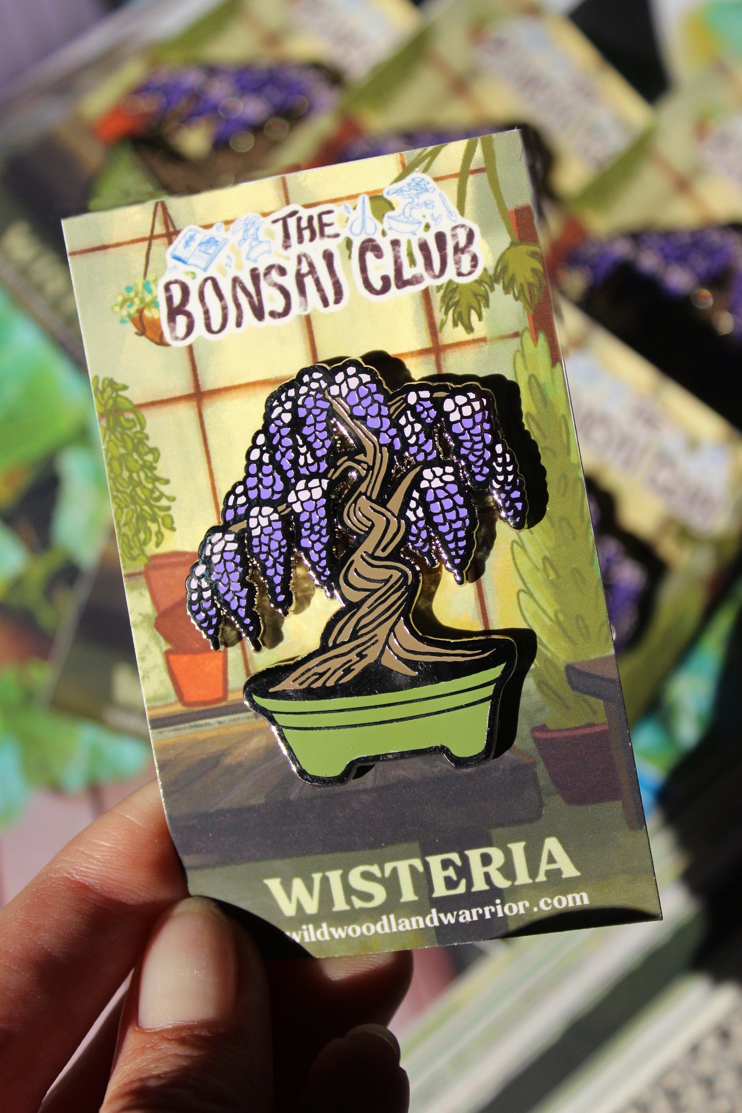 Wisteria Enamel Pin | The Bonsai Club