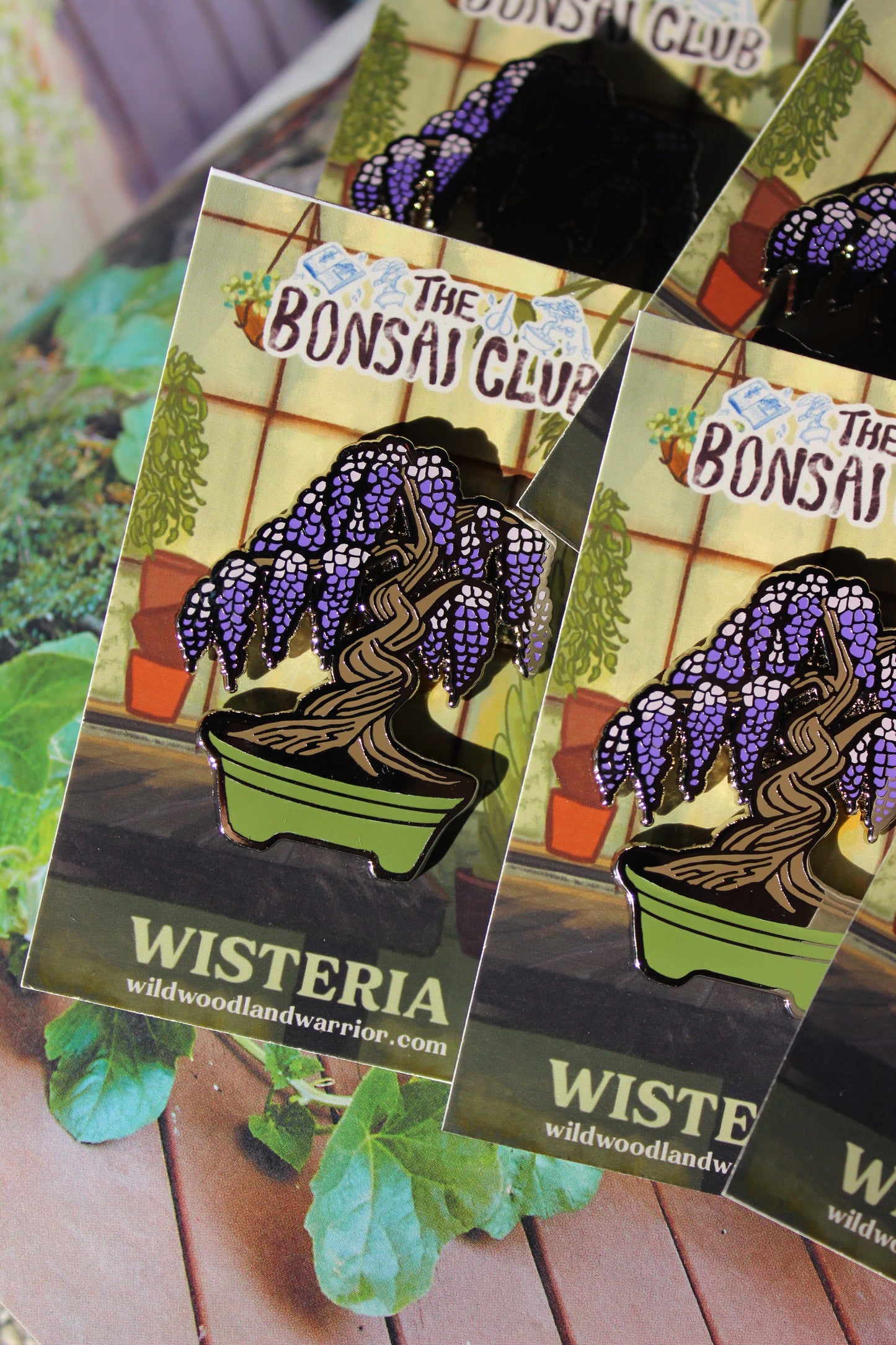 Wisteria Enamel Pin | The Bonsai Club