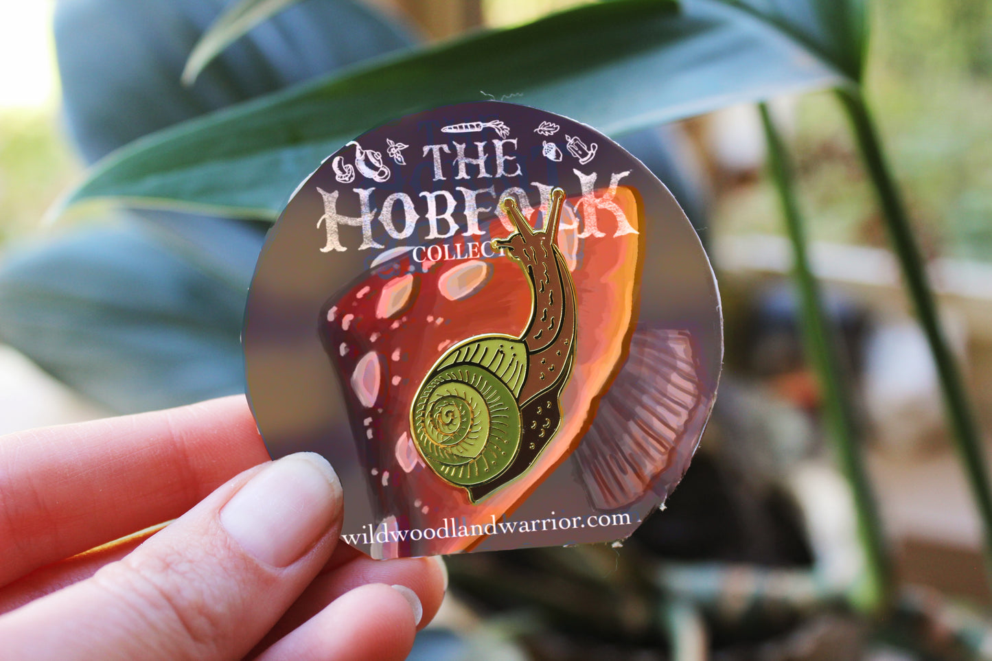 Snail Enamel Pin | The Hobfolk