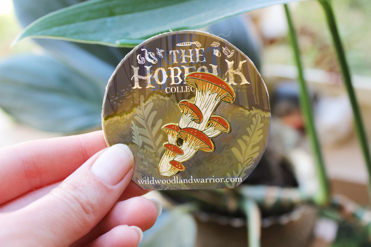 Mushroom Enamel Pin | The Hobfolk