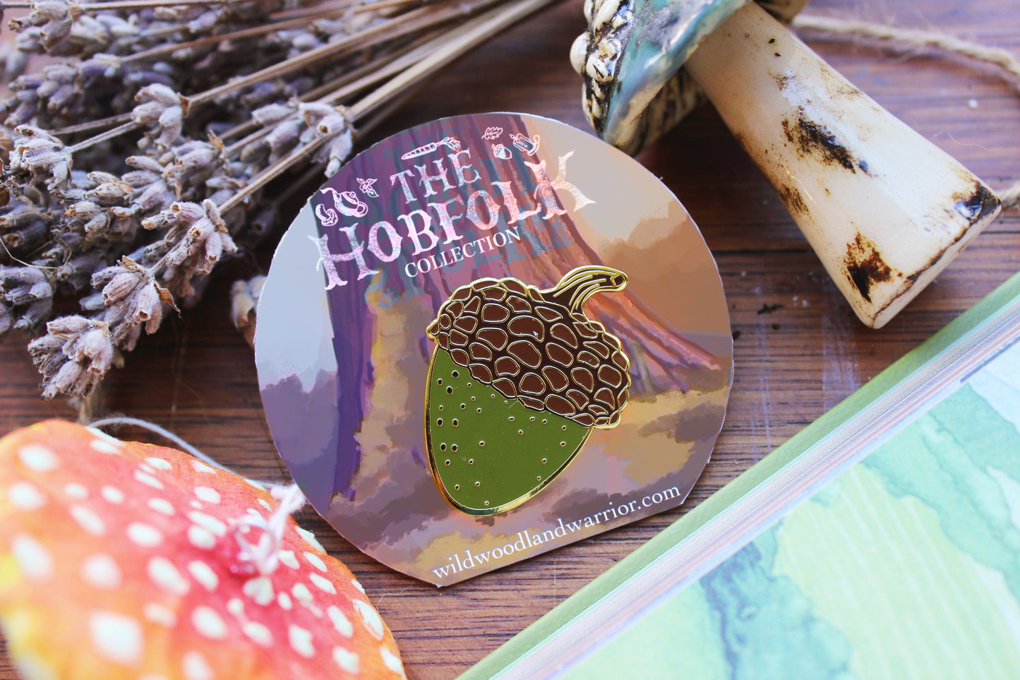Acorn Enamel Pin | The Hobfolk