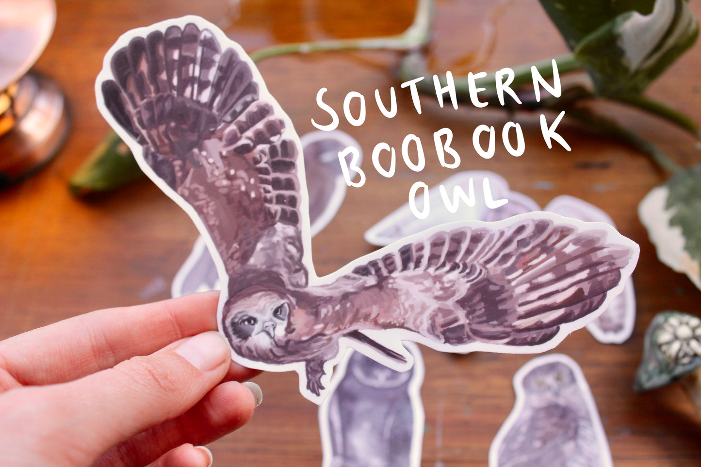 Native Australian Owls Stickers