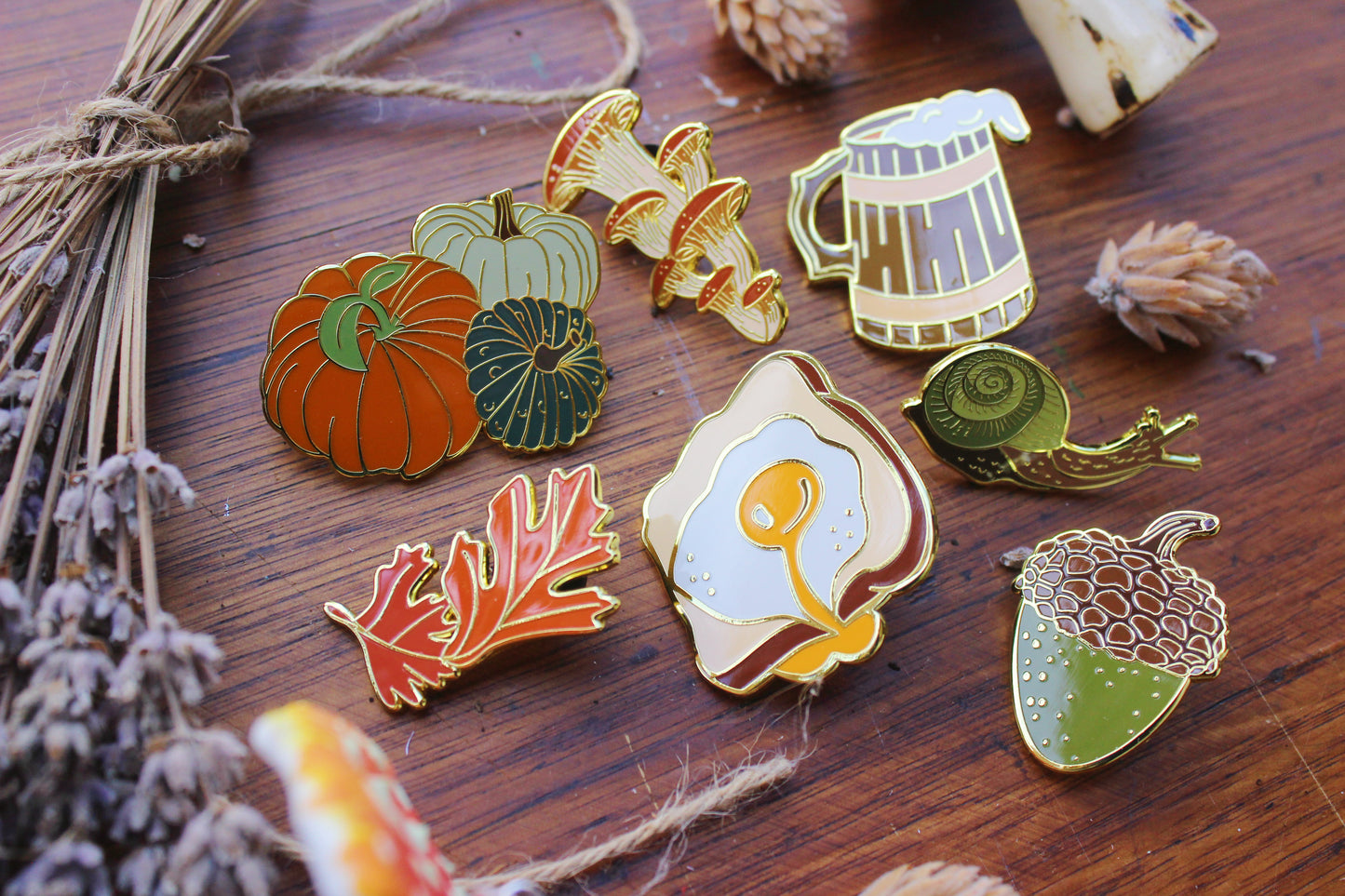 Acorn Enamel Pin | The Hobfolk