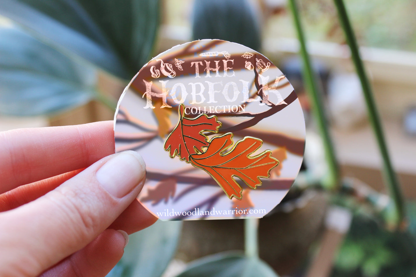 Leaf Enamel Pin | The Hobfolk