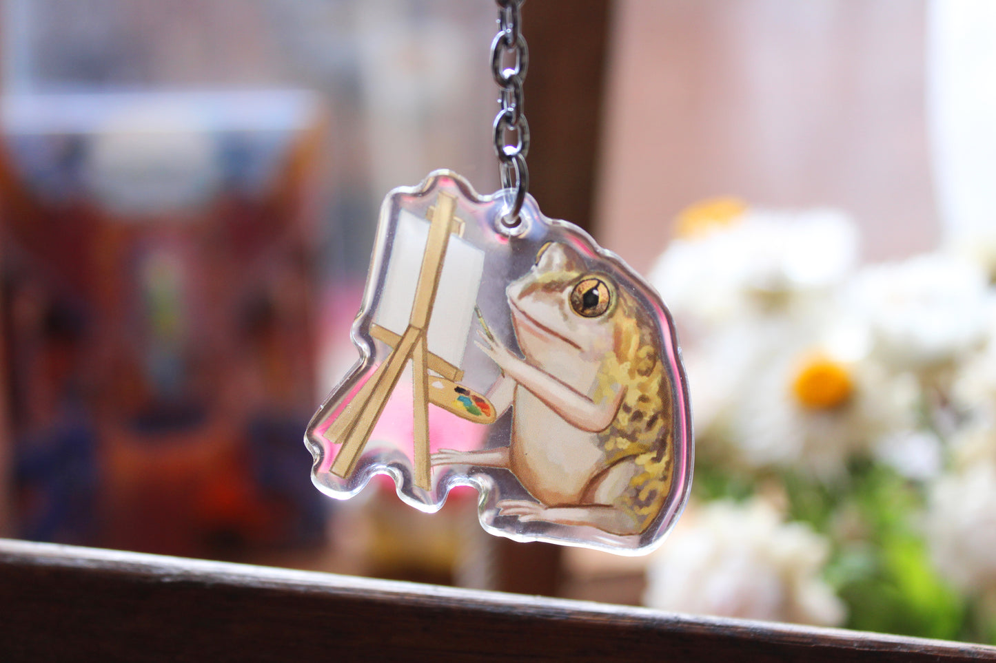 The Spadefoot Art Toad Keyring