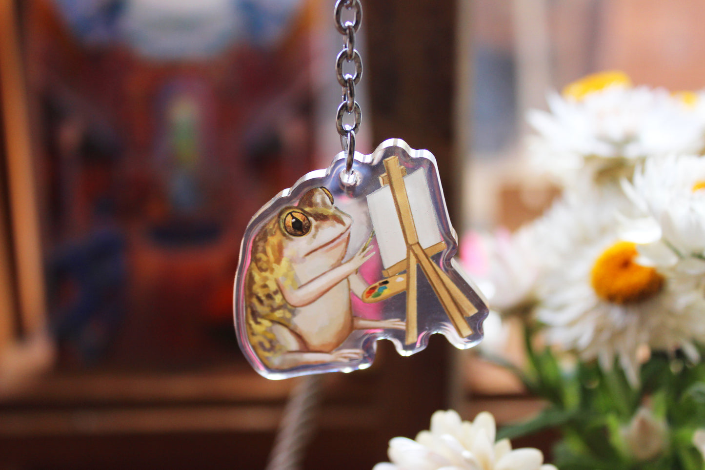 The Spadefoot Art Toad Keyring