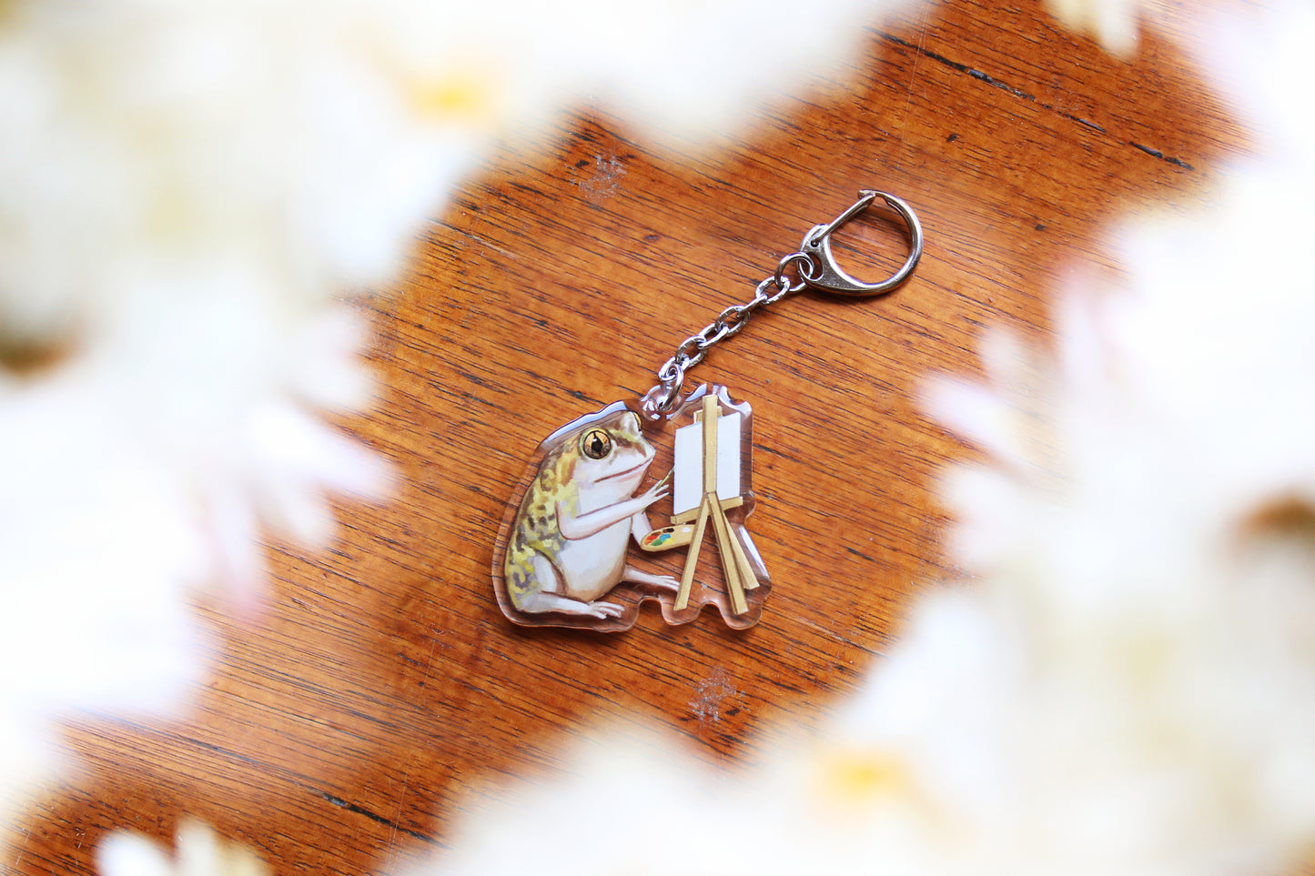 The Spadefoot Art Toad Keyring