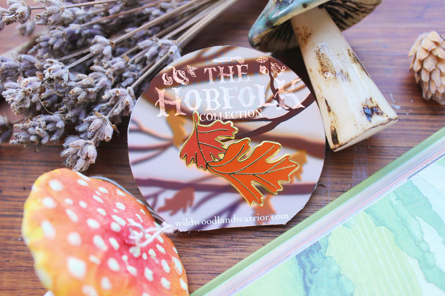 Leaf Enamel Pin | The Hobfolk