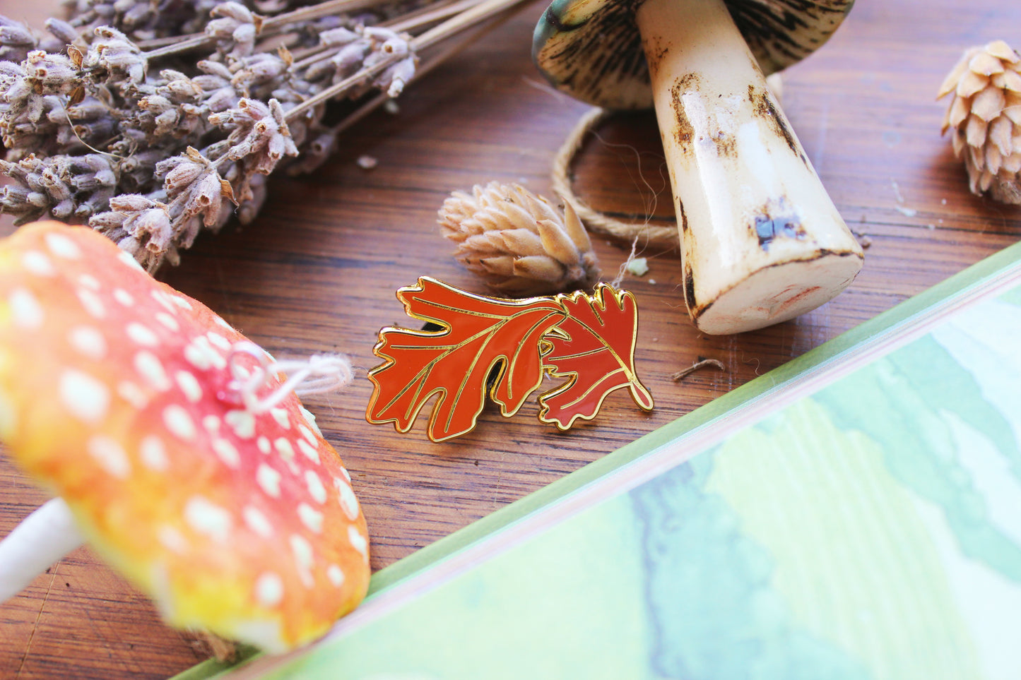 Leaf Enamel Pin | The Hobfolk