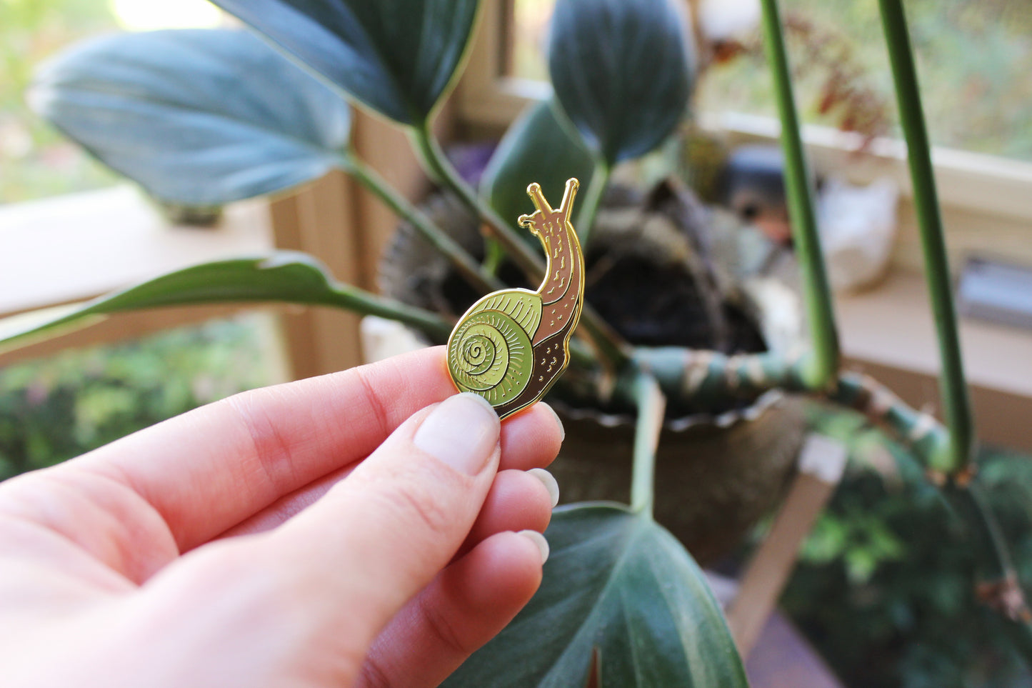Snail Enamel Pin | The Hobfolk