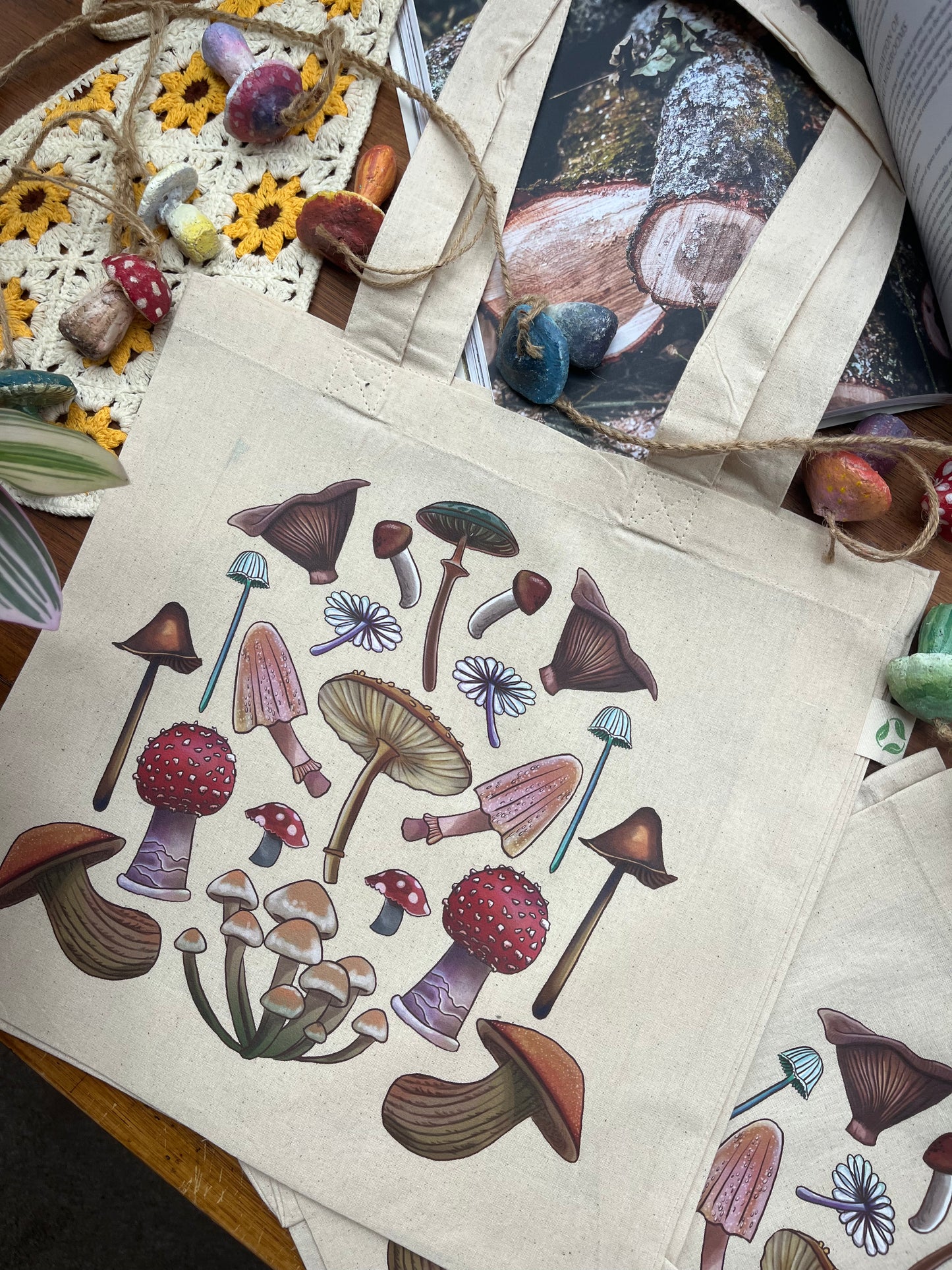 Mushroom Tote Bag