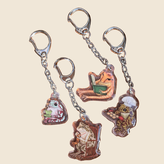 Mini Frog Keyrings