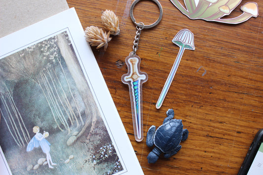 Seashell Sword Keyring