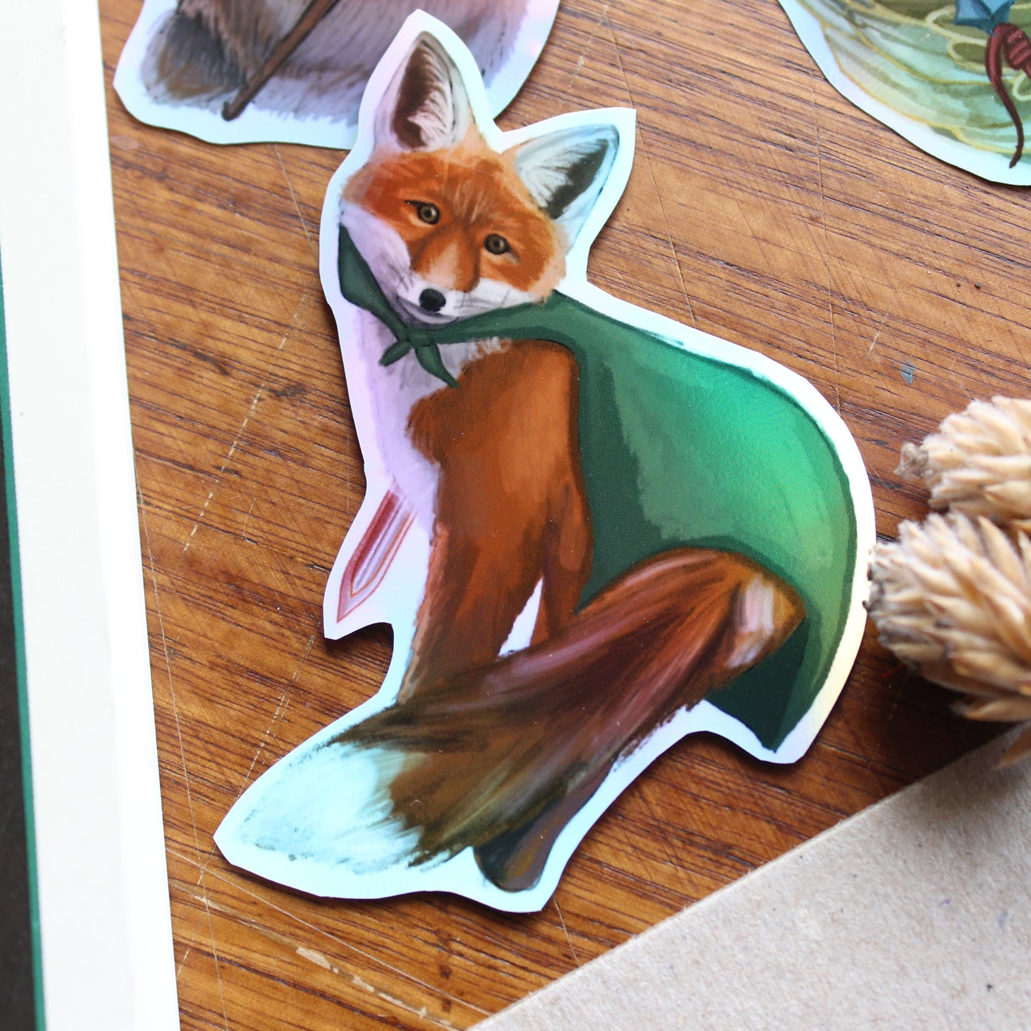 Holographic Animal Warrior Stickers