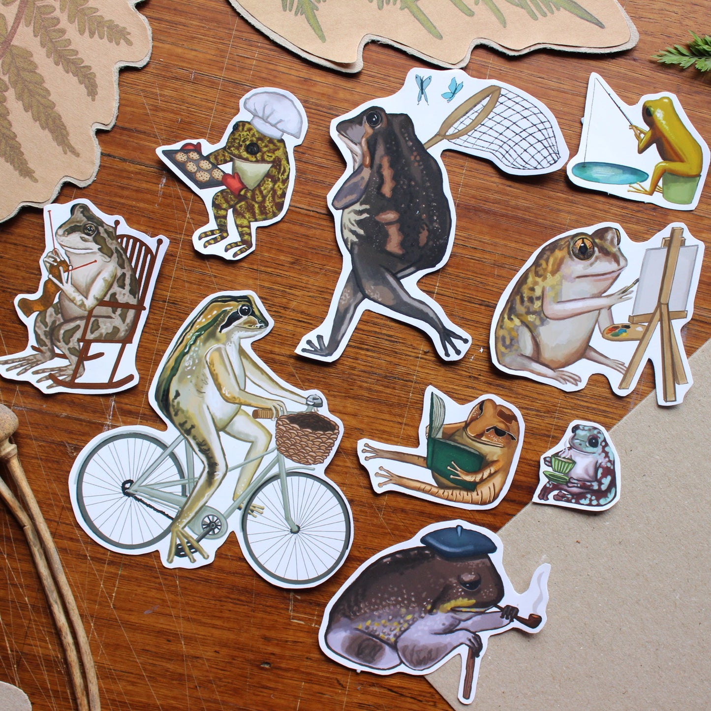 Frog & Toad Stickers