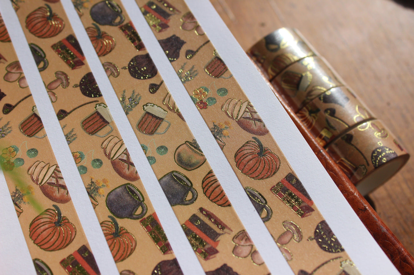 Comforts of Home - Washi Tape Gold Foil // The Hobfolk Collection