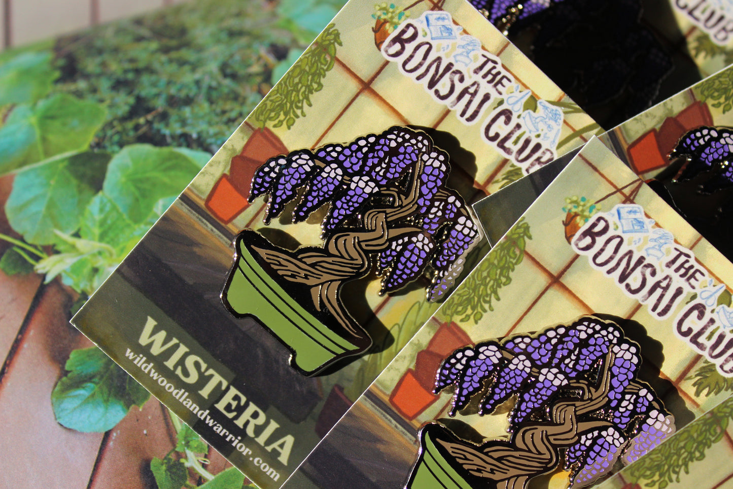 Wisteria Enamel Pin | The Bonsai Club