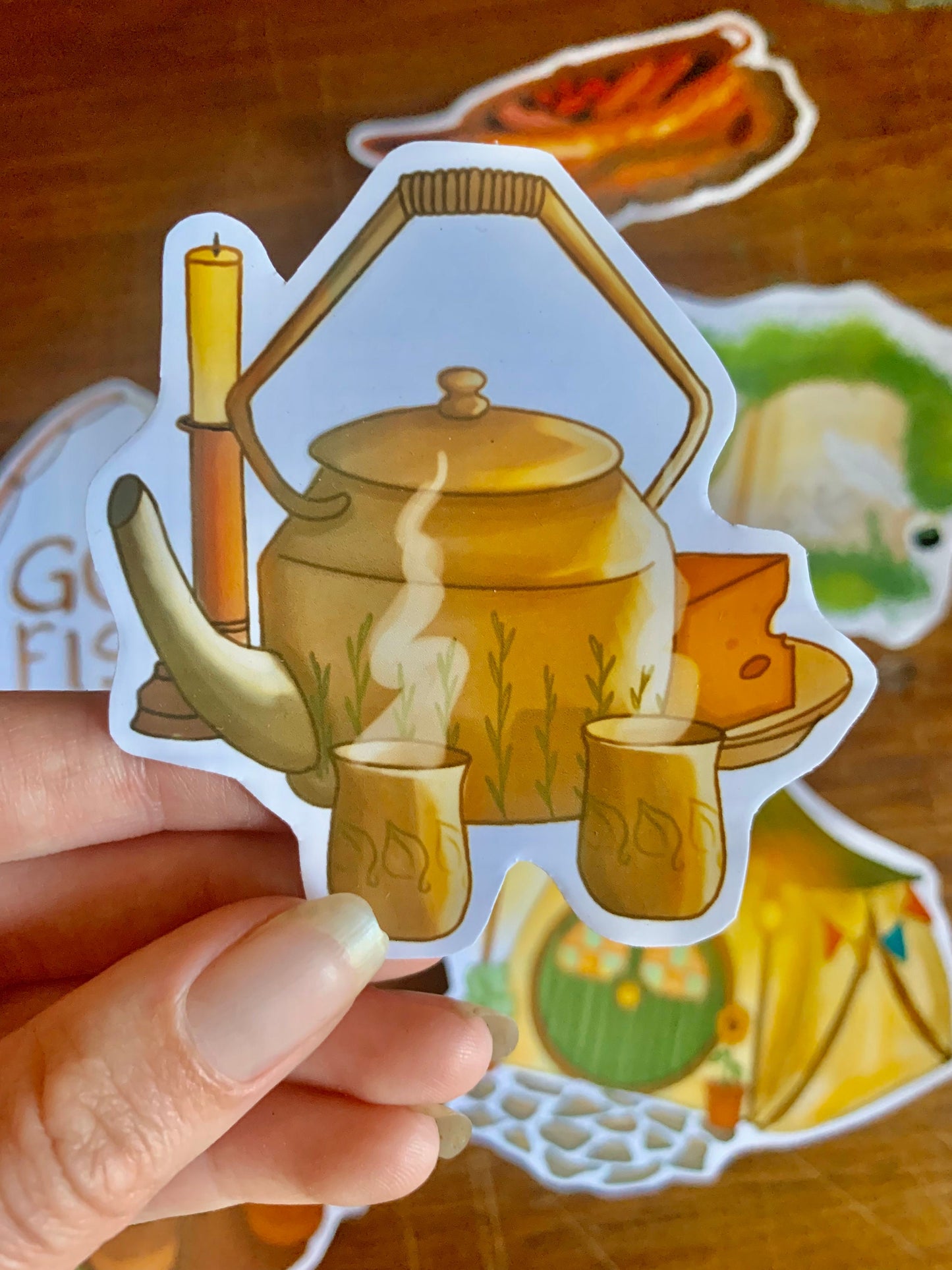 Hobbitcore *camping edition* Stickers