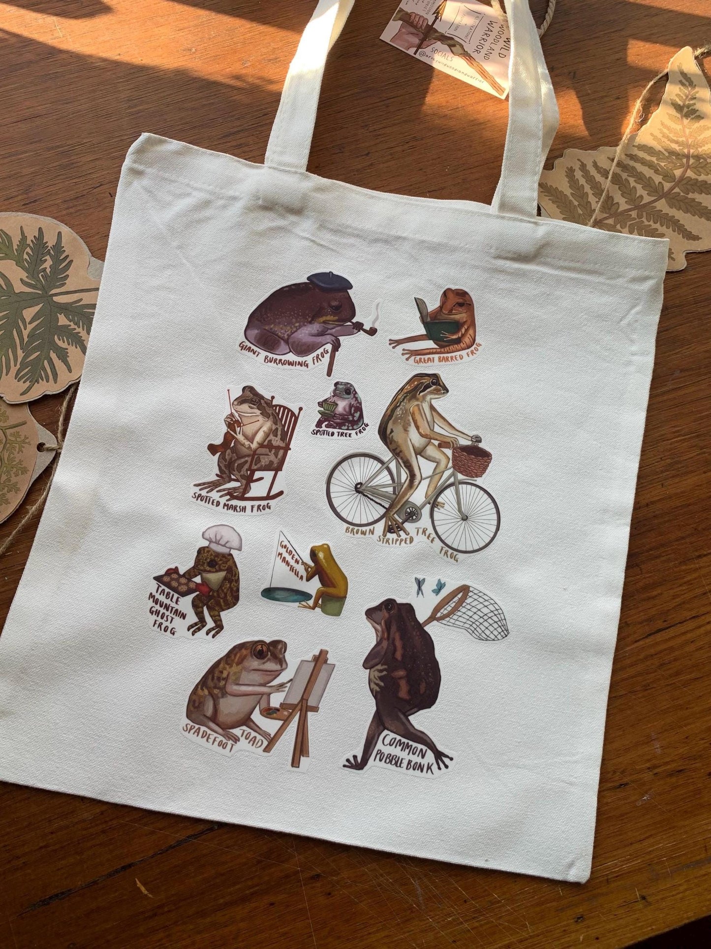 Frog/Toad Tote Bag